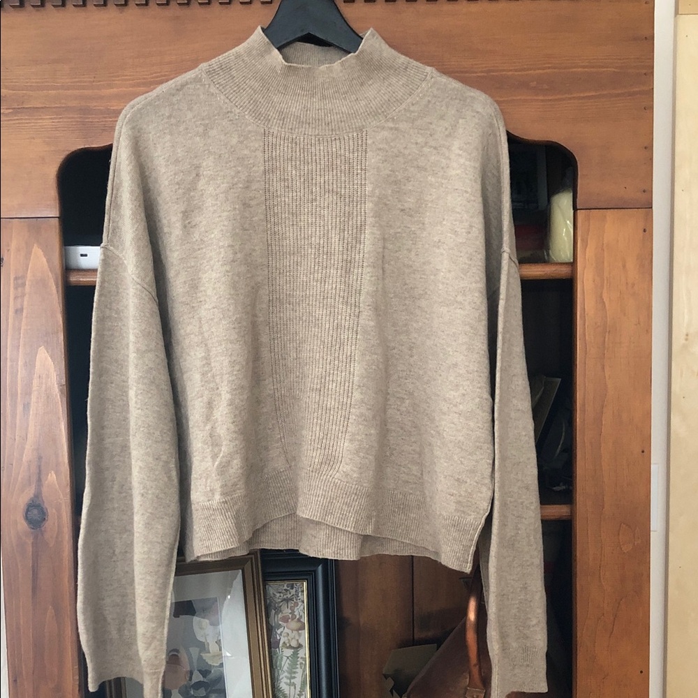 ATM Cozy Tan Women's Wool Sweater